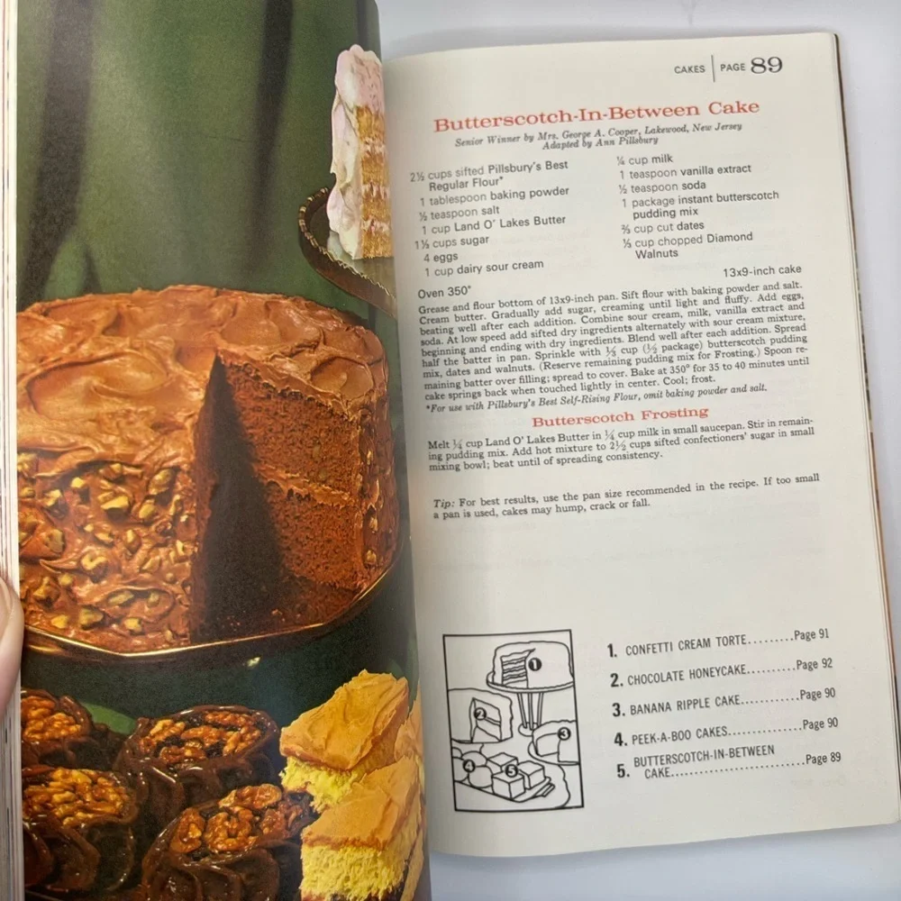 100 New Bake Off Recipes Vintage Grand National Pillsbury 1965 USA Winners